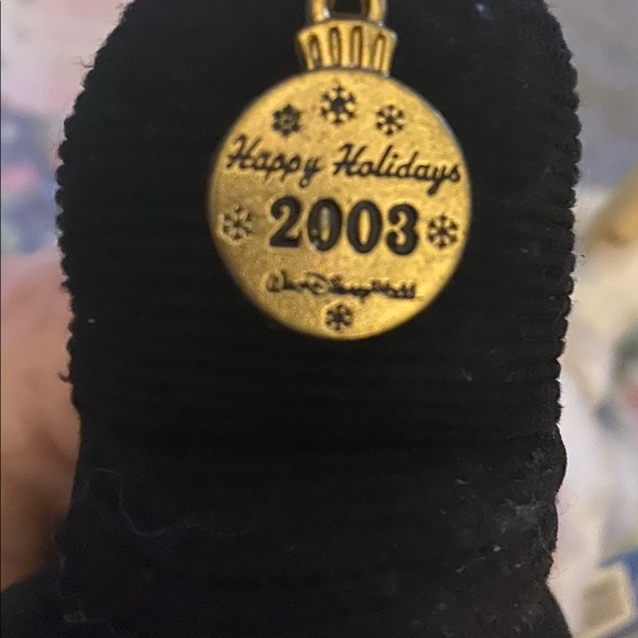 Mickey Mouse and Minnie Duffy Christmas Walt Disney World beanies 2003 with tags - Picture 12 of 14